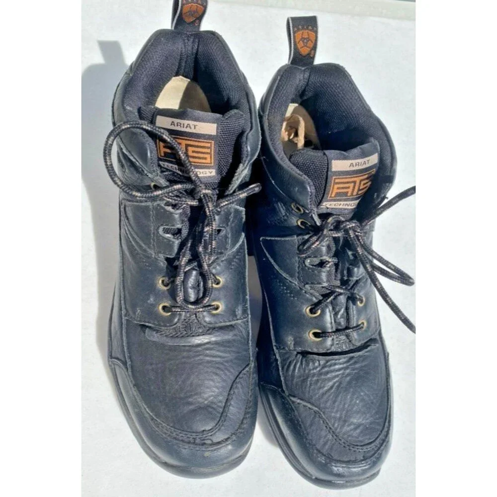 ARIAT Terrain Leather 10002182 Distressed Black Hiking Boots Men's Size 11B